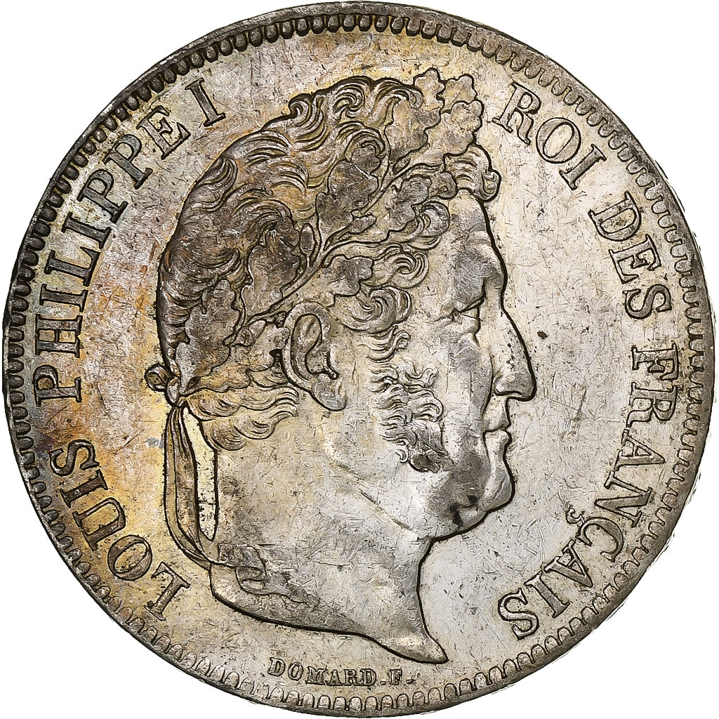 Francia, Louis-Philippe, 5 Francs, 1838, Bordeaux, Argento, BB+, Gadoury:678