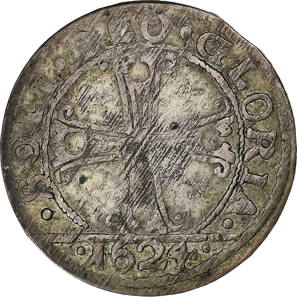 SWISS CANTONS, URI, 1 Batz, 1624, Billon, VF(20-25), KM:27