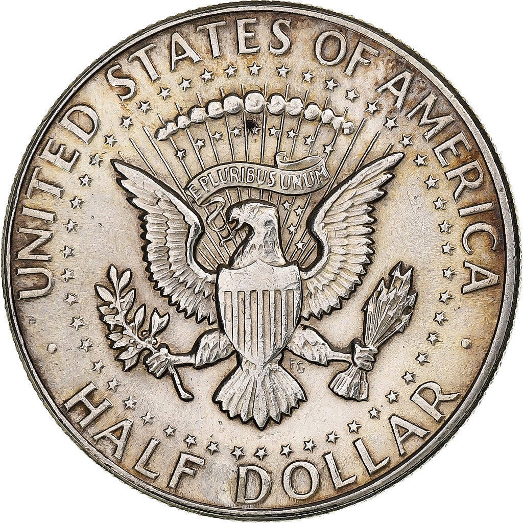 United States, Half Dollar, Kennedy, 1964, Philadelphia, Silver, AU(50-53)
