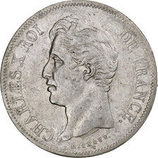 France, Charles X, 5 Francs, 1830, Nantes, Argent, TTB+, Gadoury:644