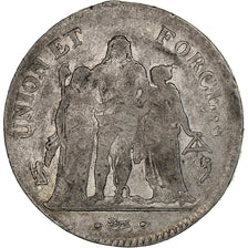 France, Directoire, 5 Francs, AN 5, Paris, Silver, VF(20-25), Gadoury:563