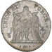 France, 5 Francs, AN 11, Bordeaux, Silver, VF(20-25), Gadoury:563a