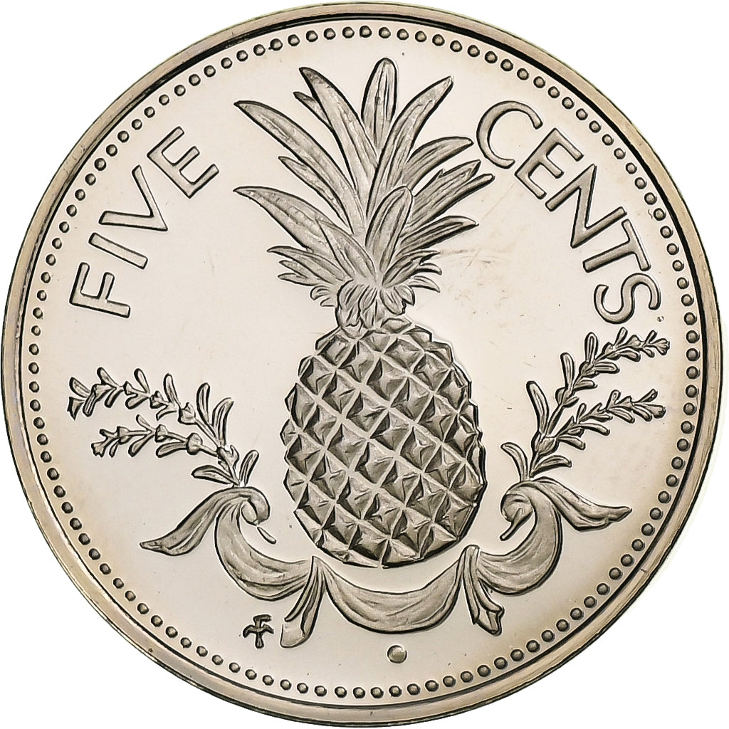 Bahamas, Elizabeth II, 5 Cents, 1974, Franklin Mint, Cupro-nickel, SPL, KM:60