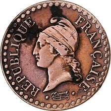 France, Centime, Dupré, 1848, Paris, Bronze, EF(40-45), Gadoury:84