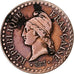 France, Centime, Dupré, 1848, Paris, Bronze, EF(40-45), Gadoury:84