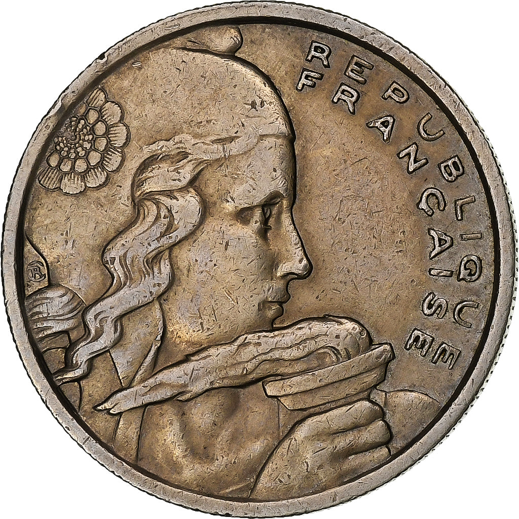 Francia, 100 Francs, Cochet, 1956, Paris, Rame-nichel, BB, KM:919