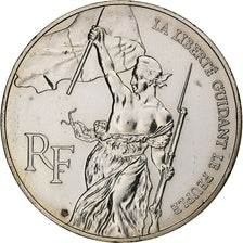 France, 100 Francs, Bicentenaire du Musée du Louvre, 1993, Pessac, Silver