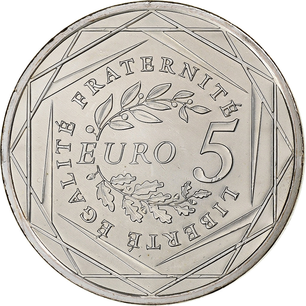 France, 5 Euro, Semeuse, 2008, Pessac, Argent, FDC, KM:1534