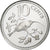 Belize, 10 Cents, 1975, Franklin Mint, Proof, Silver, MS(65-70), KM:48a