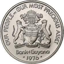 Guyana, 10 Cents, 1976, Franklin Mint, Proof, Copper-nickel, MS(65-70), KM:39