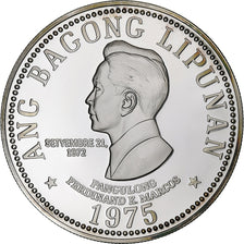 Philippines, 50 Piso, 1975, Franklin Mint, Proof, Silver, MS(65-70), KM:212