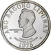 Philippines, 50 Piso, 1975, Franklin Mint, Proof, Silver, MS(65-70), KM:212