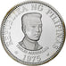 Philippines, 25 Piso, 1975, Franklin Mint, BE, Argent, FDC, KM:211
