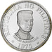 Filipiny, 25 Piso, 1975, Franklin Mint, Proof, Srebro, MS(65-70), KM:211