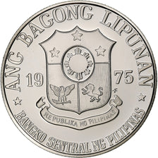 Philippines, Piso, 1975, Franklin Mint, Proof, Silver, MS(65-70), KM:209