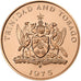 Trynidad i Tobago, 5 Cents, 1975, Franklin Mint, Proof, Miedź-Nikiel