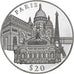 Liberia, 20 Dollars, Paris, 2000, Proof, Silver, MS(65-70)
