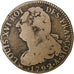 France, Louis XVI, 2 sols François, 1792 / AN 4, Paris, Copper, VF(20-25)