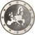 Francja, 1 1/2 Euro, Parlement européen, Proof, 2008, Pessac, Srebro