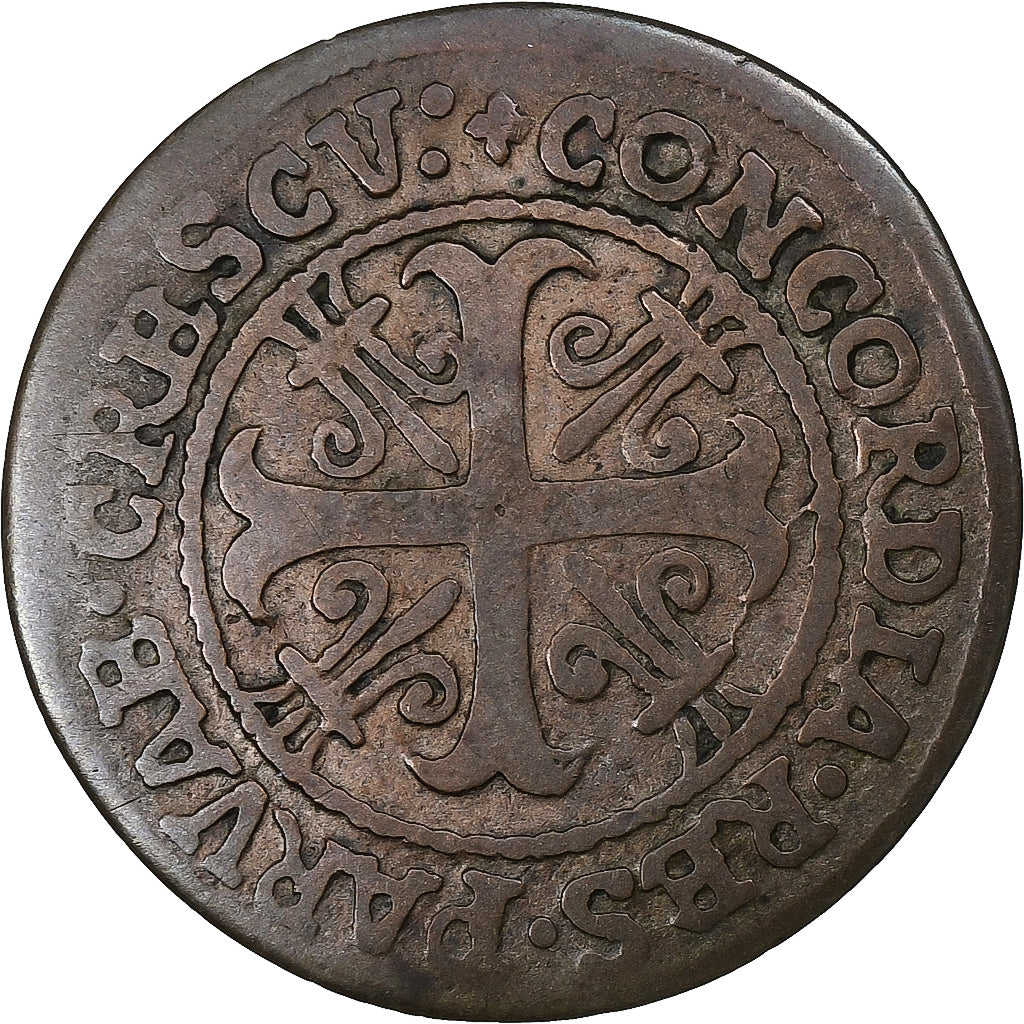 Swiss Cantons, Luzern, Batzen, 1622, Billon, VF(20-25), KM:22