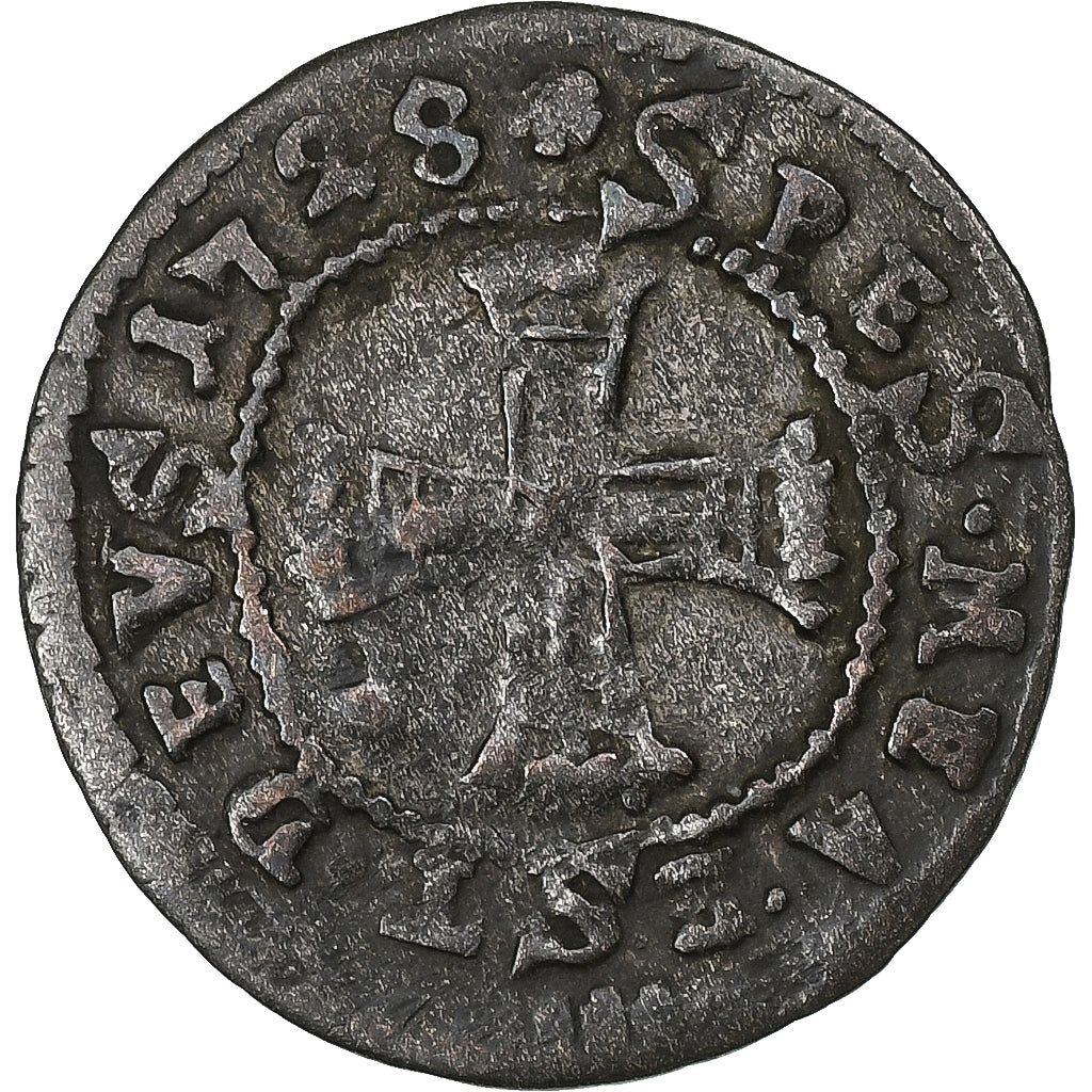 CANTONES SUIZOS, HALDENSTEIN, Bluzger, 1728, Vellón, BC+, KM:82