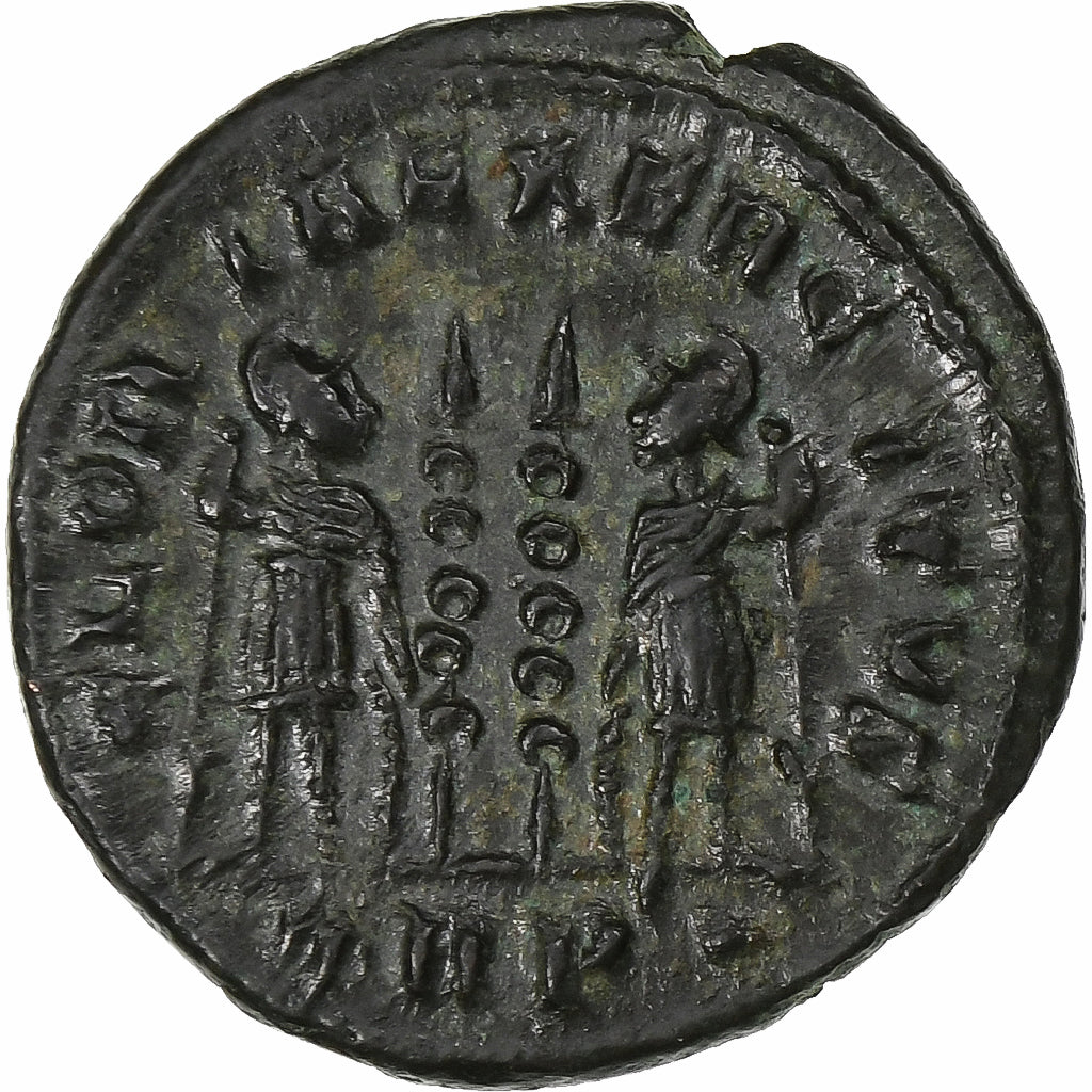 Constantine I, Follis, 330-331, Treveri, Bronze, SS, RIC:526