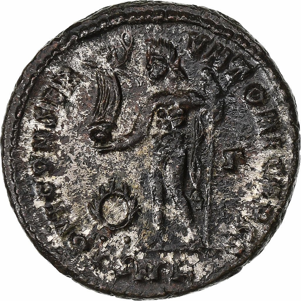Licinius II, Follis, 317-320, Kyzikos, Bronce, BC+, RIC:11