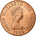 Jersey, Elizabeth II, 2 Pence, 1992, Miedź platerowana stalą, MS(64)
