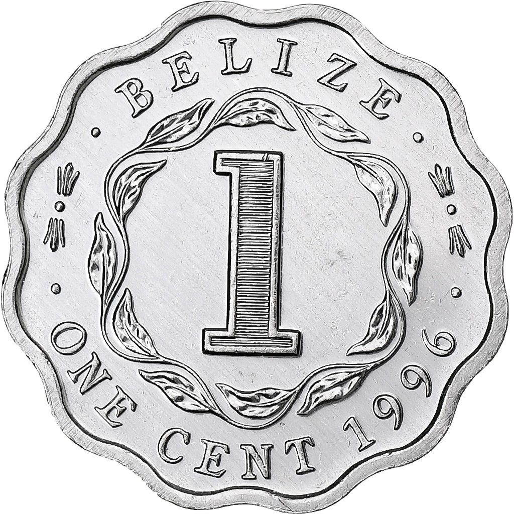 Belize, Elizabeth II, Cent, 1996, Llantrisant, Aluminum, MS(64)