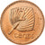 Fiji, Elizabeth II, 2 Cents, 1992, Winnipeg, Copper Plated Zinc, MS(63)