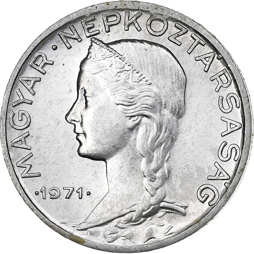 Ungarn, 5 Filler, 1971, Budapest, Aluminium, UNZ