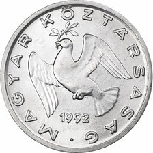 Hungary, 10 Filler, 1992, Budapest, Aluminum, MS(63)