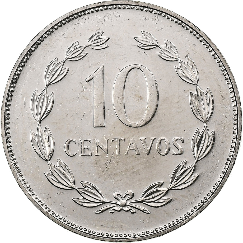 El Salvador, 10 Centavos, 1995, Copper-Nickel Clad Steel, MS(63)