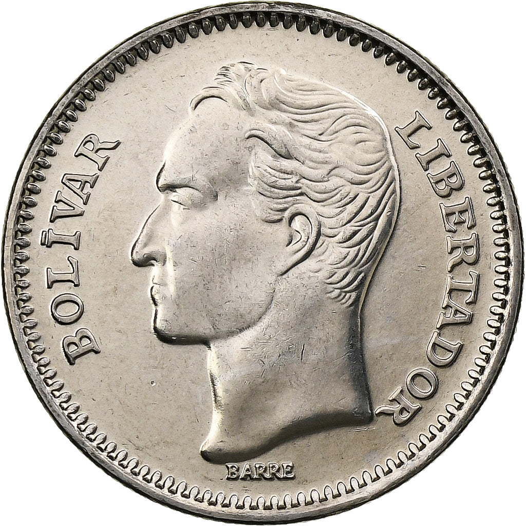 Venezuela, 50 Centimos, 1990, Nickel Clad Steel, SPL