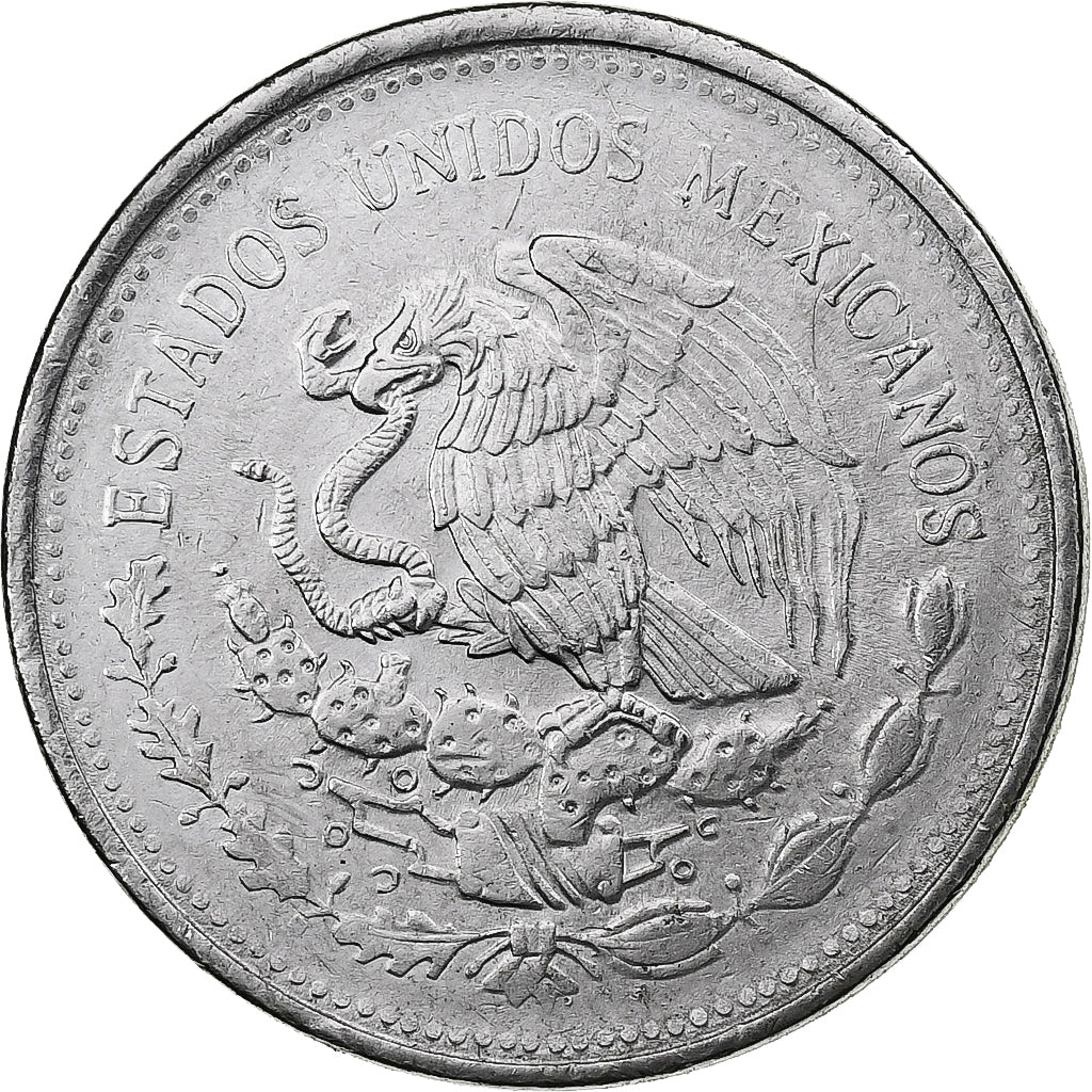 Mexico, Peso, 1985, Mexico City, Stainless Steel, MS(63)