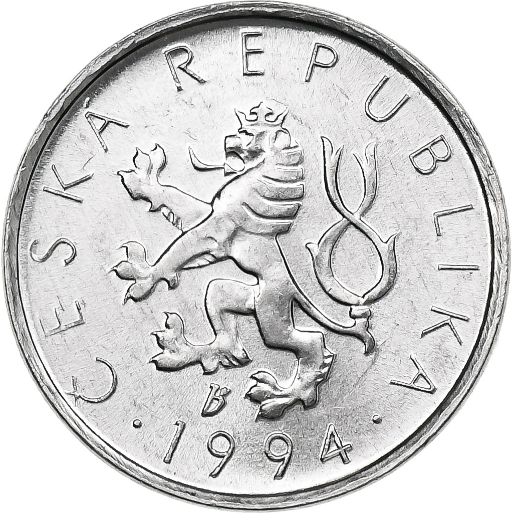 Tsjechische Republiek, 10 Haleru, 1994, Jablonec nad Nisou, Aluminium, UNC-