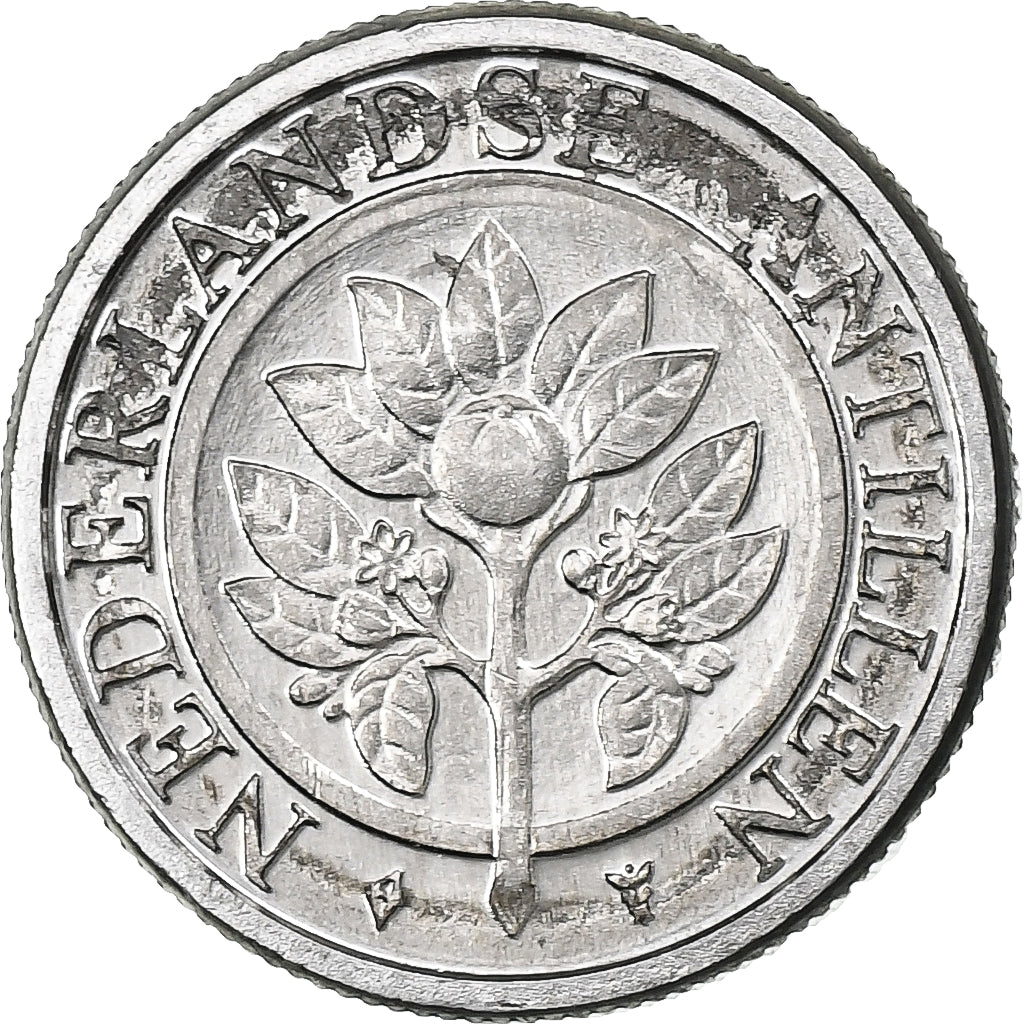 Netherlands Antilles, Cent, 1993, Utrecht, Aluminum, MS(63)