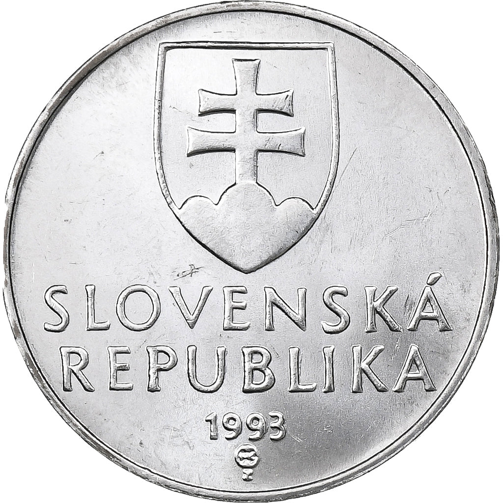 Slovacchia, 10 Halierov, 1993, Kremnica, Alluminio, SPL