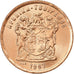 Afrique du Sud, 2 Cents, 1997, Pretoria, Bronze Plated Steel, SPL