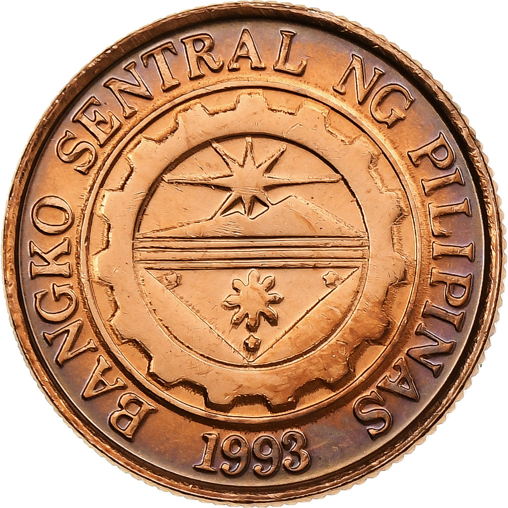 Filipinas, 10 Sentimos, 1997, Quezon City, Cobre chapado en acero, SC