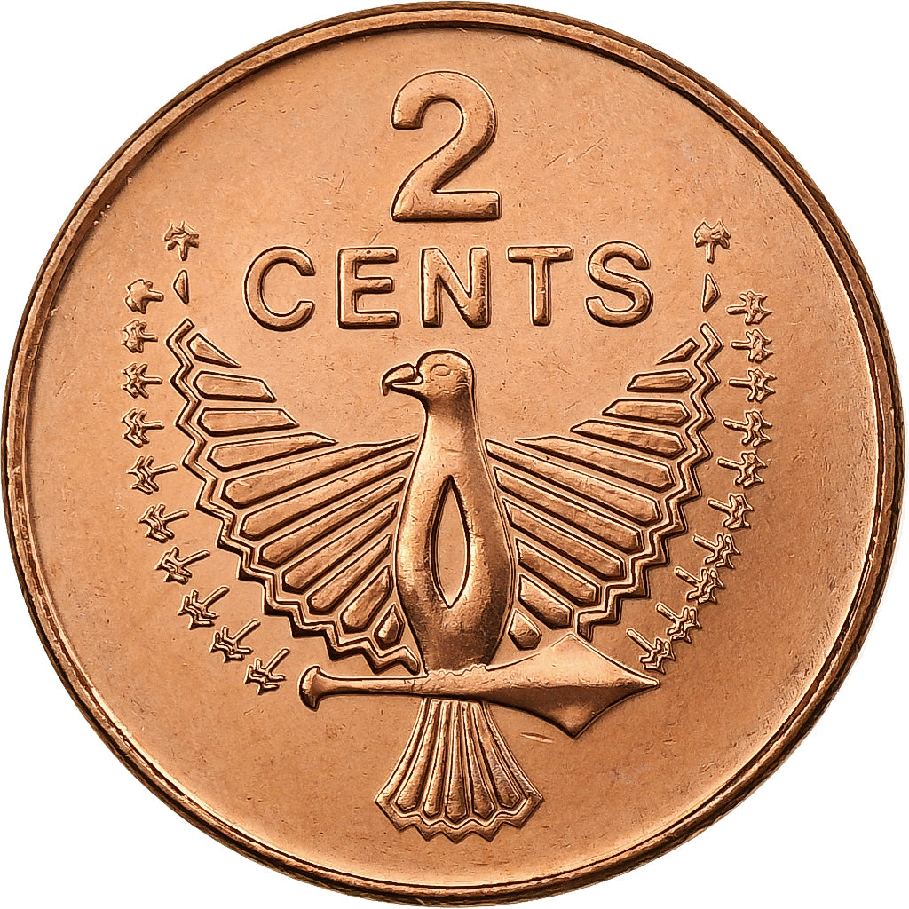 Salomonen, Elizabeth II, 2 Cents, 1996, Bronze Plated Steel, UNZ