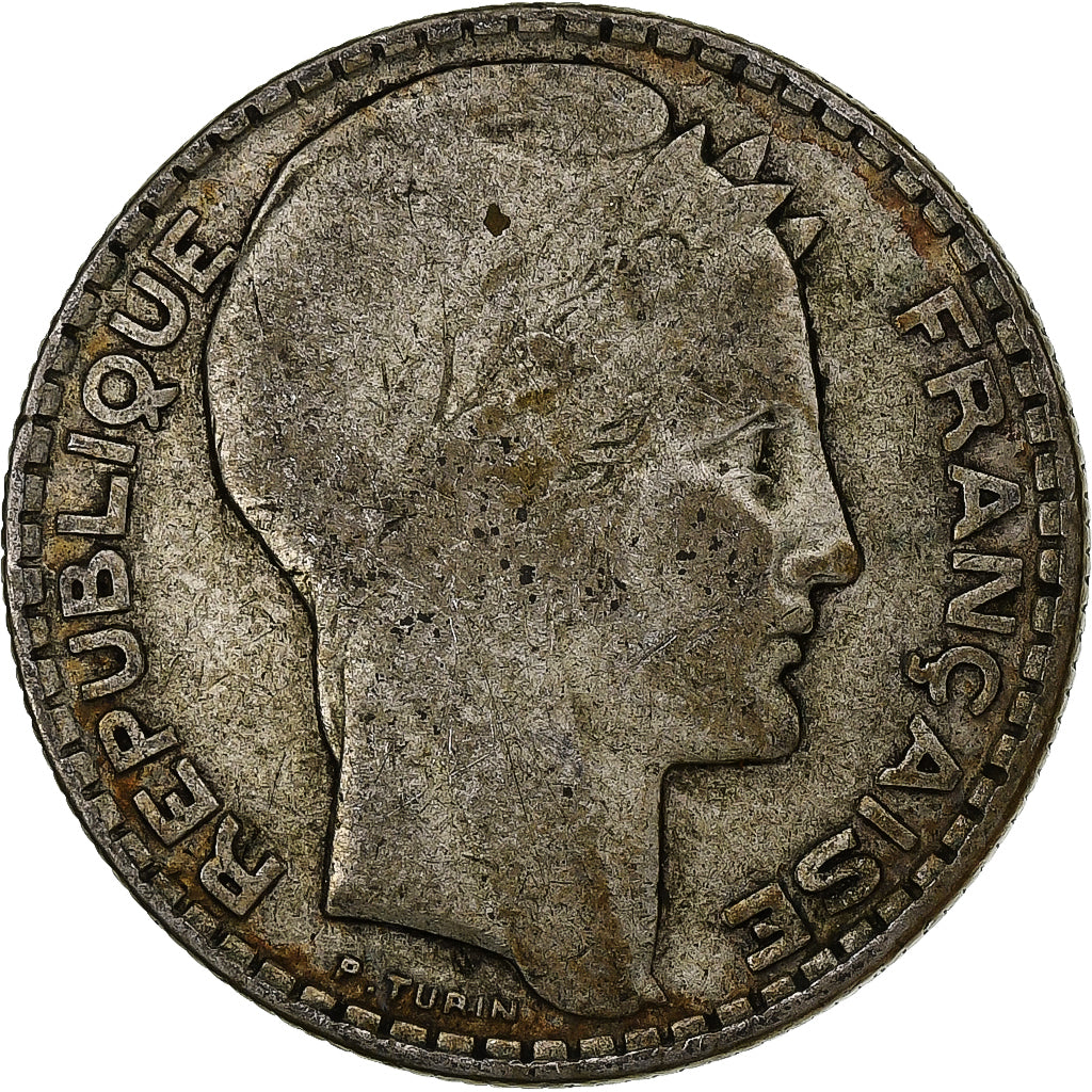 Frankreich, 10 Francs, Turin, 1930, Paris, Silber, S, Gadoury:801