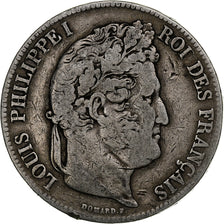 France, Louis-Philippe I, 5 Francs, 1835, Rouen, Argent, TB, Gadoury:678