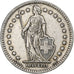 Switzerland, 2 Francs, Helvetia, 1947, Bern, Silver, VF(30-35)