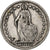 Switzerland, Franc, Helvetia, 1920, Bern, Silver, VF(20-25)