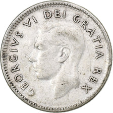 Canada, George VI, 10 Cents, 1949, Ottawa, Silver, VF(20-25), KM:34