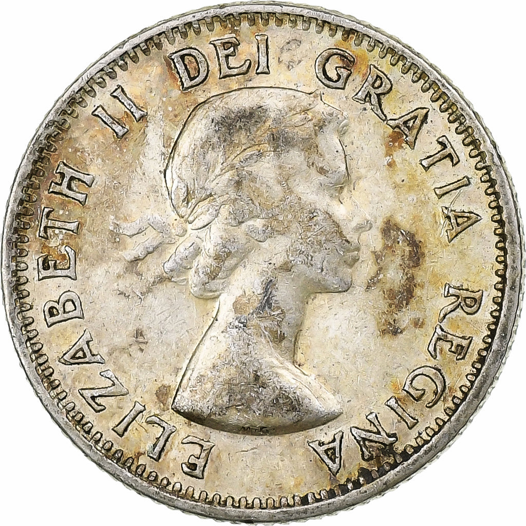 Kanada, Elizabeth II, 10 Cents, 1953, Ottawa, Silber, S, KM:51