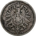 Alemania, Mark, 1873, Berlin, Plata, BC+