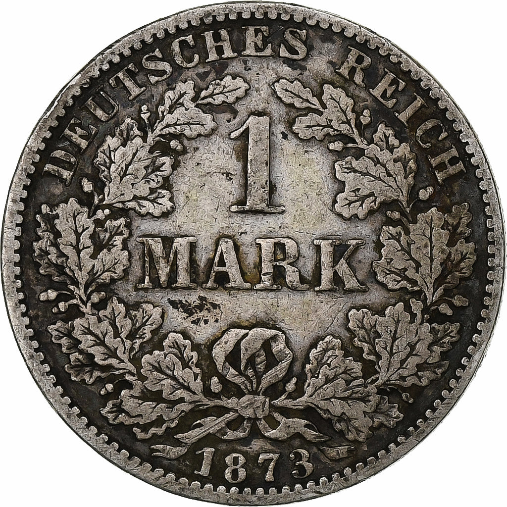 Alemania, Mark, 1873, Berlin, Plata, BC+