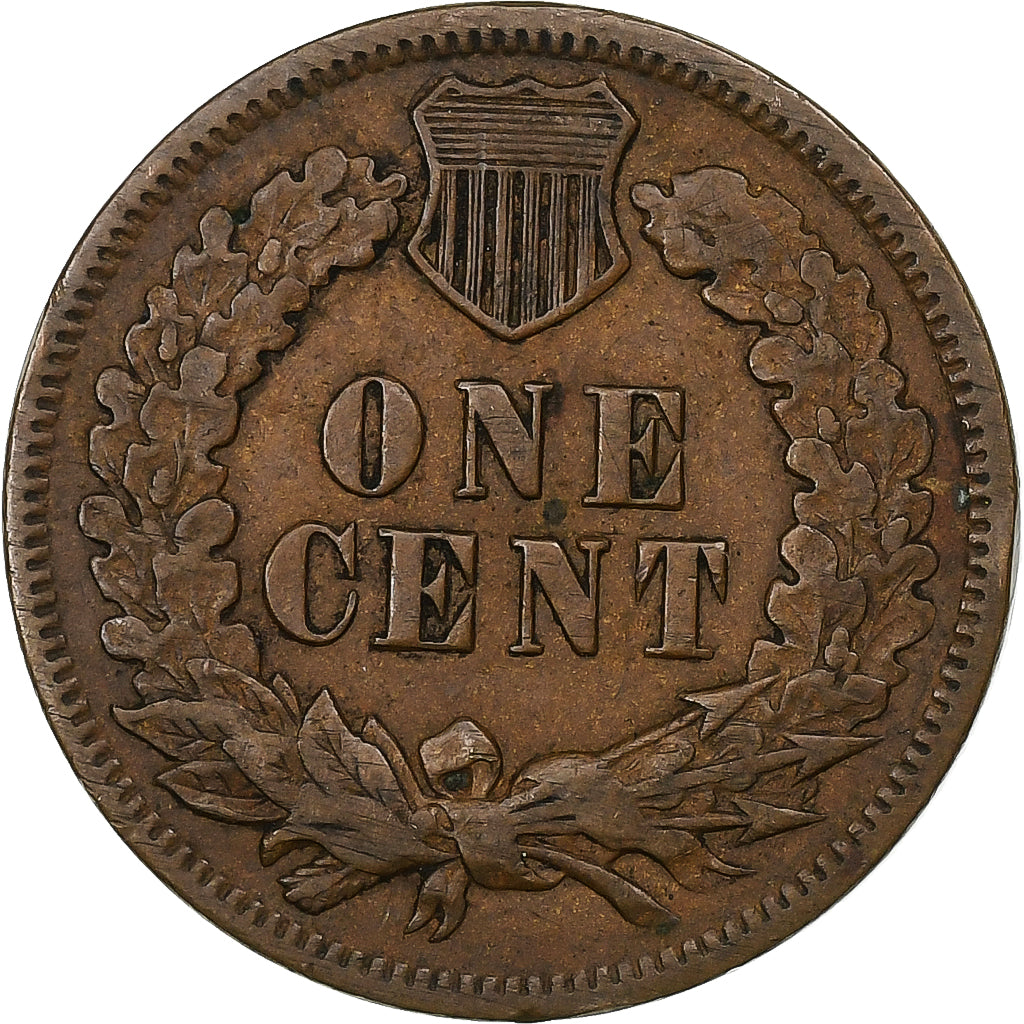 United States, Cent, Indian Head, 1888, U.S. Mint, Bronze, AU(55-58)